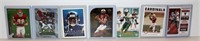 7 Football Rookie Cards - Mahomes, Farve, Moss