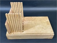 Bamboo Wood Bread Slicer Guide