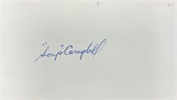 MLB player Clarence "Soup" Campbell original signa
