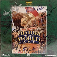 Mel Brooks cast signed History of World laser disc