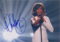 Whitney Houston signed photo