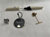 Victor Dana screwdriver, pin, keychain, tie pin