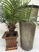 Faux Palm in Planter