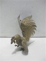 7.5"x 10"x 4" Brass Rooster See Info