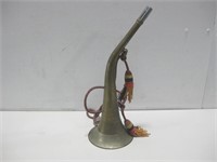 10.5" Vtg Brass Metal Horn Untested