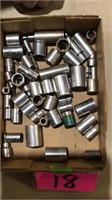 Box miscellaneous sockets. Some craftsman
