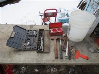 Misc. socket sets, tools