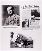 MEMPHIS BELLE & WOLF PACK ACE PILOTS AUTOGRAPHS