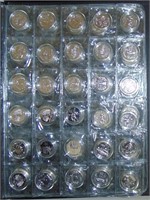 30 Silver Plated Quarters. 30 National Park Quarte