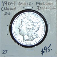1904 Morgan Dollar XF (cleaned).