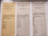 WW2 US 3 Ration Credits Deposit Slips Sale.19W2V1