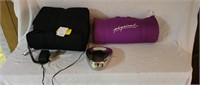 Stainless Steel Bed Pan, Massager, Exercise Mat