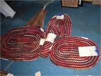 4 Braided rug set