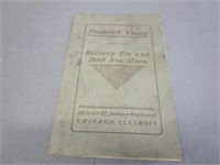 Rare Frederick Young Railway Tin and Sheet Iron