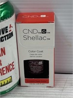 CND Shellac color 7.3mL nail polish Crimson Sash