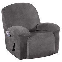 H.VERSAILTEX Recliner Chair Cover Velvet Plush 1-