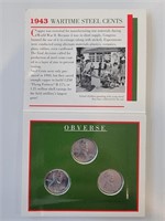 1943 Wartime Steel Cents Collection