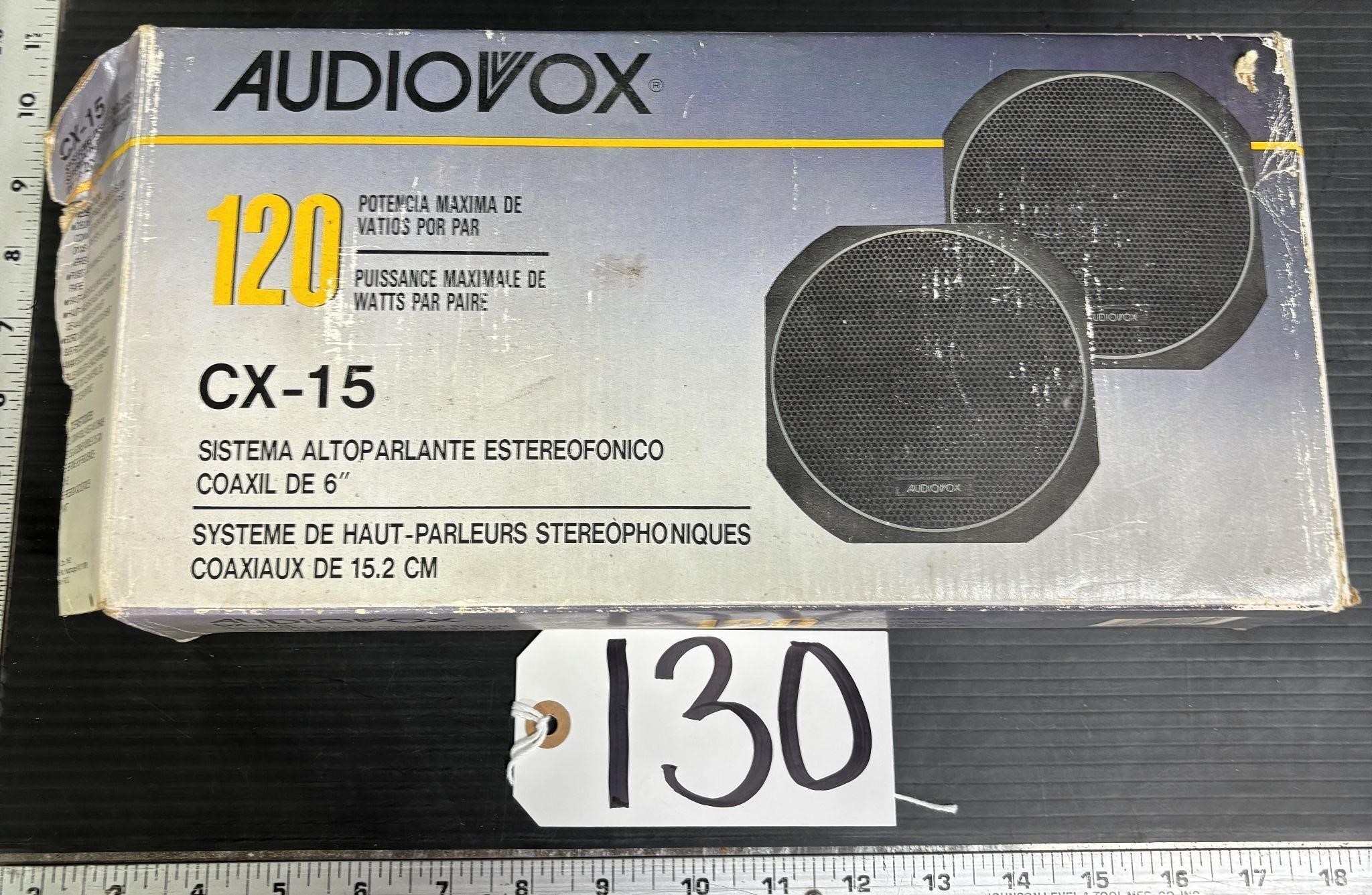 2 AudioVox 6" Speakers