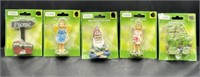 5ct Mini Fairy Garden Sign Gnome Frog & Fairies