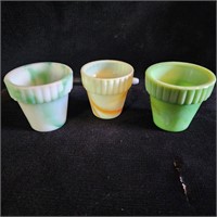 Akro Agate Small Planters