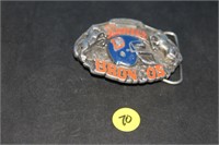 Denver Bronco Belt Buckle