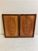 Moose wooden wall plaques