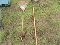 LEAF RAKE AND GARDEN RAKE 2X BID