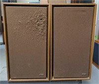 Pair of Vtg. Jenson LS4 speakers 24"x13"x12"