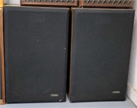 Pair of Fisher House speakers 26"x16"x12" bidding