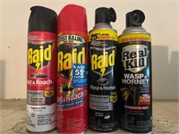 Raid and More Bug Spray Lot