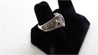 Marquise & Baguette CZ Ring 925 Sterling Silver