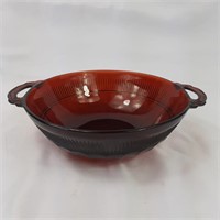 Vintage Ruby red glass dish