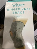 Vive hinged knee brace gray