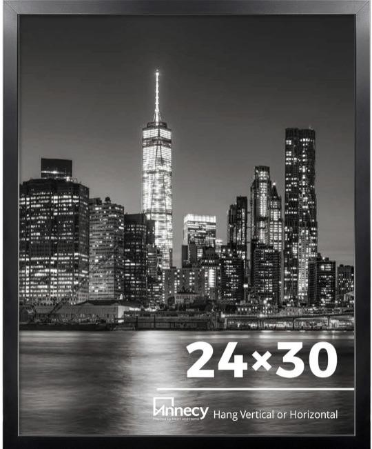 Annecy 24x30 Picture Frame Black