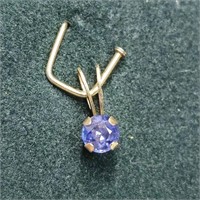 $200 14K  Sapphire(0.32ct) Pendant