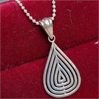 $50 Silver 16" Necklace