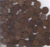 100 Various Date Indian Head Cents