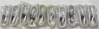Lot of 10 Samsung Micro USB Cables - NEW