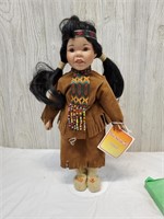Native American Girl Doll w/Stand