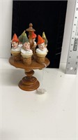 German gnome liquor bottle stoppers to have chips