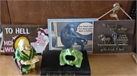 Lot of Novelty Shelf/Wall Decor