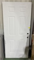 Steel Exterior Door with Vinyl Shell, 35x80in