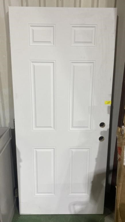 Wooden Exterior Door with Vinyl Shell, 35x80in