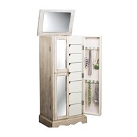 1 Hives and Honey Chelsea Jewelry Armoire, Taupe