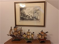 Ship Lithograph, Ship Replicas