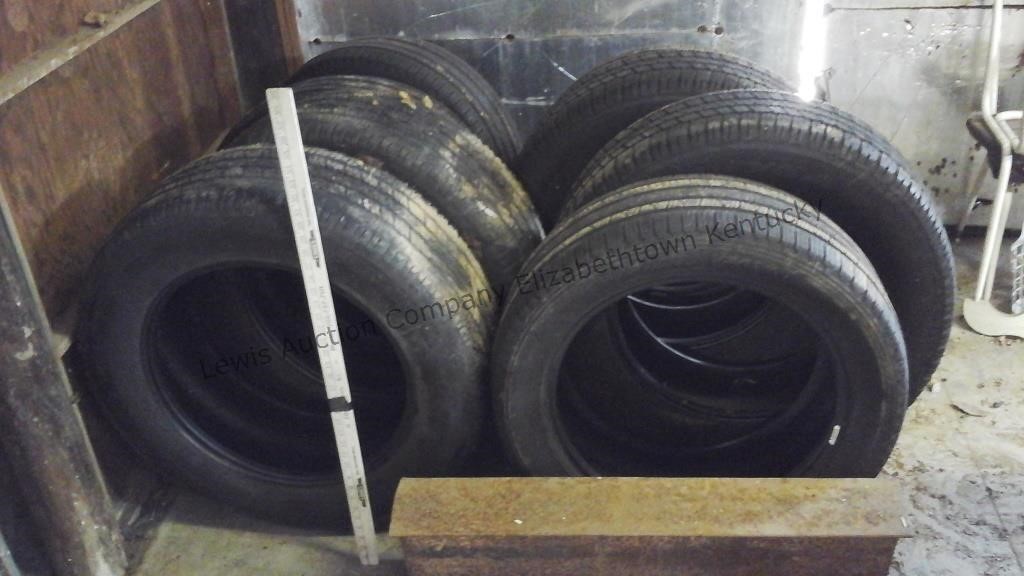 8 tires, some in great shape