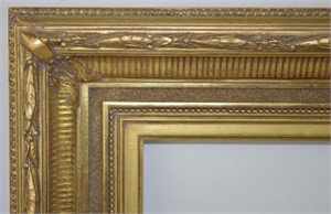 VERY FINE FLUTED COVE GILT PAINTING FRAME