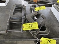 (6) Assorted C-Clamps