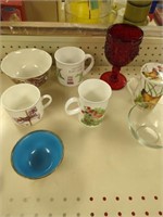 Coffee cups goblet bowls