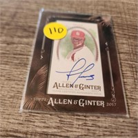 2017 Allen Ginter A&G Back Autograph Alex Reyes
